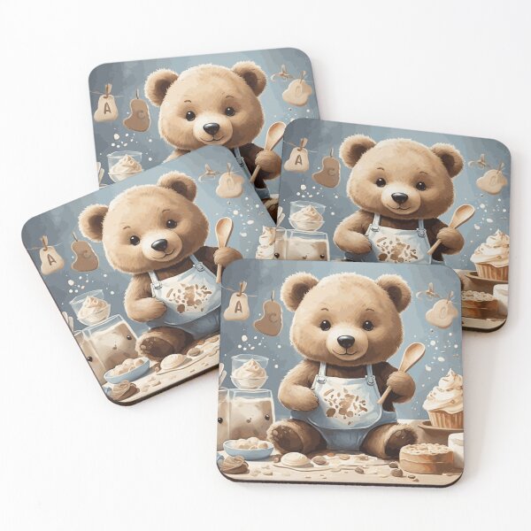 Item preview, Pastry Chef Bear designed and sold by Pawsandco.