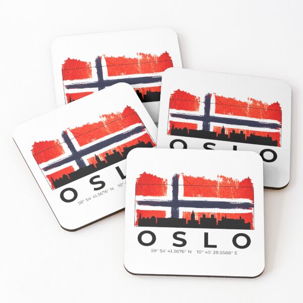 Item preview, Oslo Skyline designed and sold by BubbleSpy.