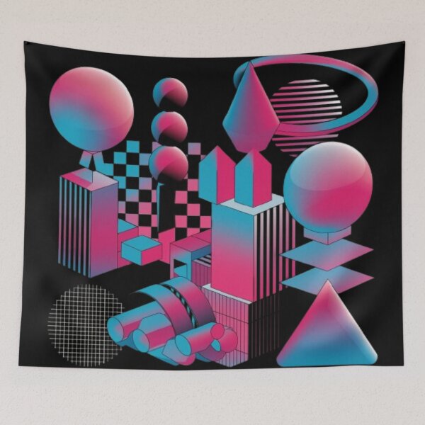 Item preview, Abstract geometric figures and stripes designed and sold by MargoMalej.