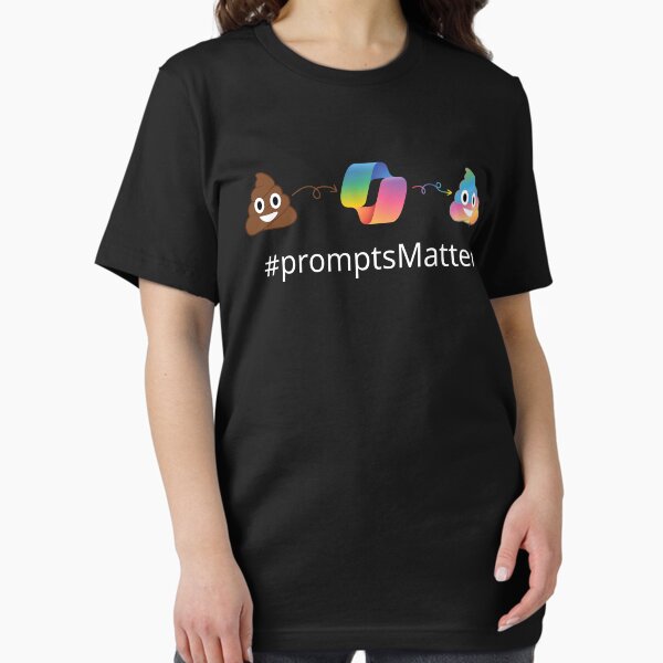 Item preview, Prompts Matter white text designed and sold by carebear4hire.