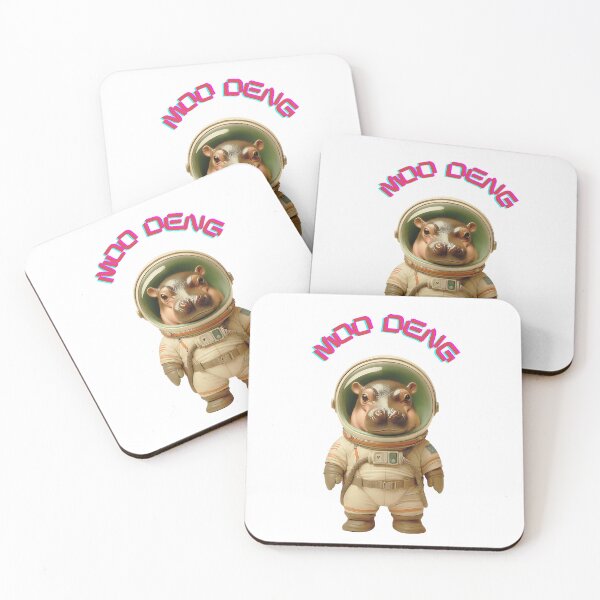 Item preview, Moo Deng the Astronaut Hippo designed and sold by GorinART.
