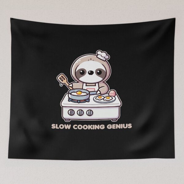 Item preview, Chef Sloth - Slow Cooking Genius designed and sold by MaateoDesign.