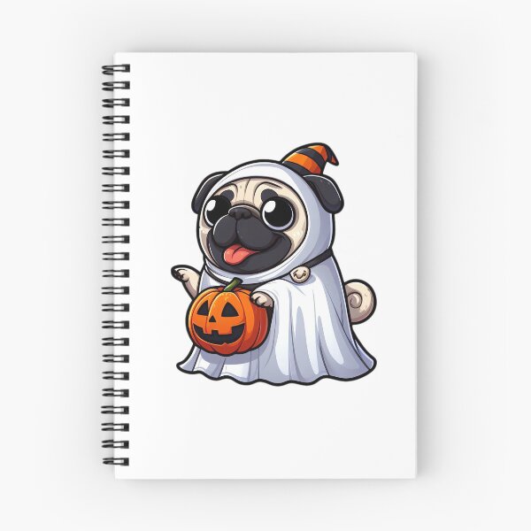 Item preview, Trick-or-Treat Ghost Pug designed and sold by EpicPaws.