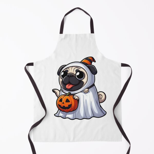 Item preview, Trick-or-Treat Ghost Pug designed and sold by EpicPaws.