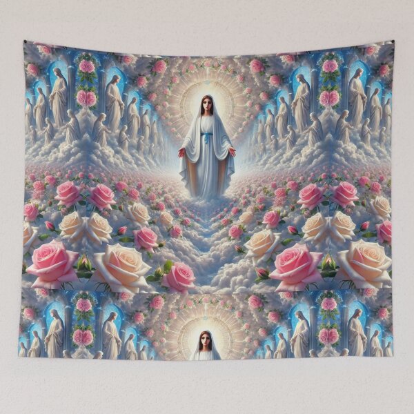 Item preview, Divine Illumination: Holy Mary in the Heavenly Garden designed and sold by Meta2Physical.