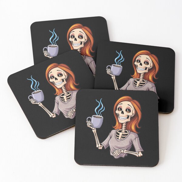 Item preview, Female Skeleton Coffee 03 designed and sold by gabrieltiveron.