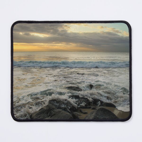 Item preview, Breaking Wave at Sunset, Redondo Beach designed and sold by Scenic West - Photos by Angel.