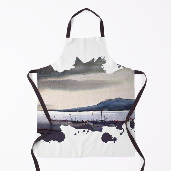 Item preview, watercolor landscape composition designed and sold by SamirArt.