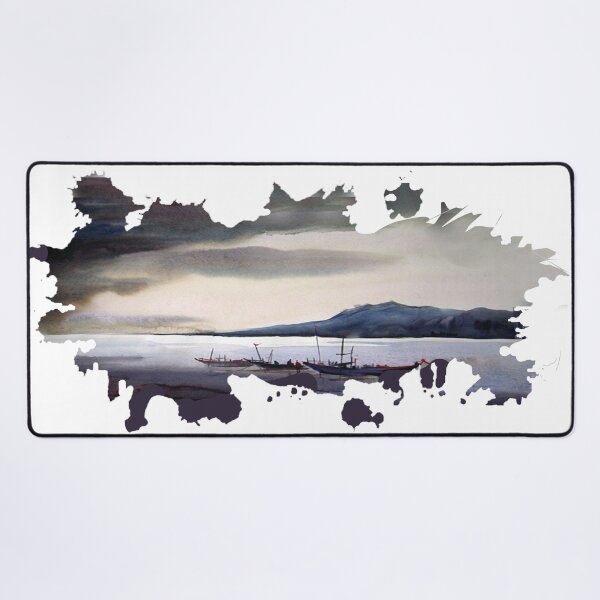 Item preview, watercolor landscape composition designed and sold by SamirArt.