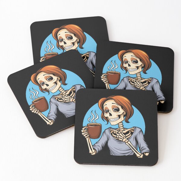 Item preview, Female Skeleton Coffee 05 designed and sold by gabrieltiveron.