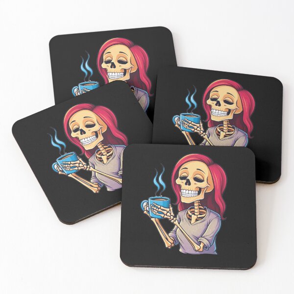 Item preview, Female Skeleton Coffee 06 designed and sold by gabrieltiveron.