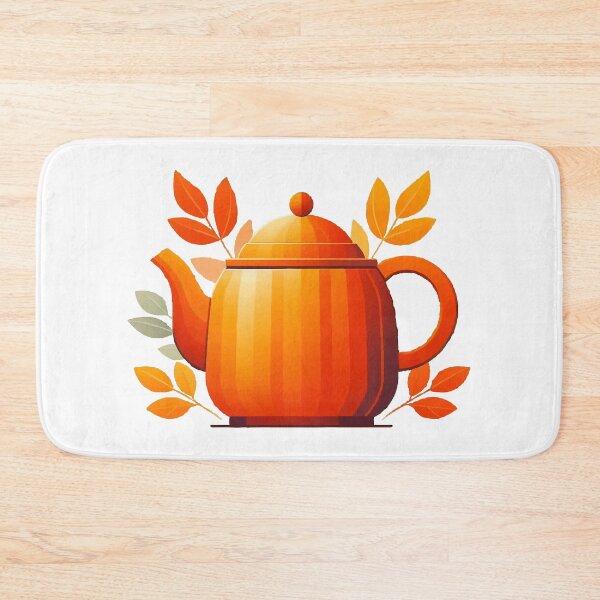Item preview, Orange Teapot Tea Time designed and sold by karolinahinc.
