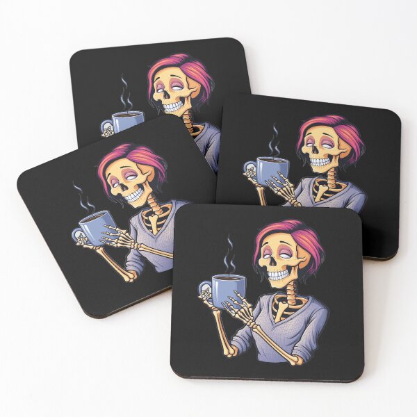 Item preview, Female Skeleton Coffee 07 designed and sold by gabrieltiveron.