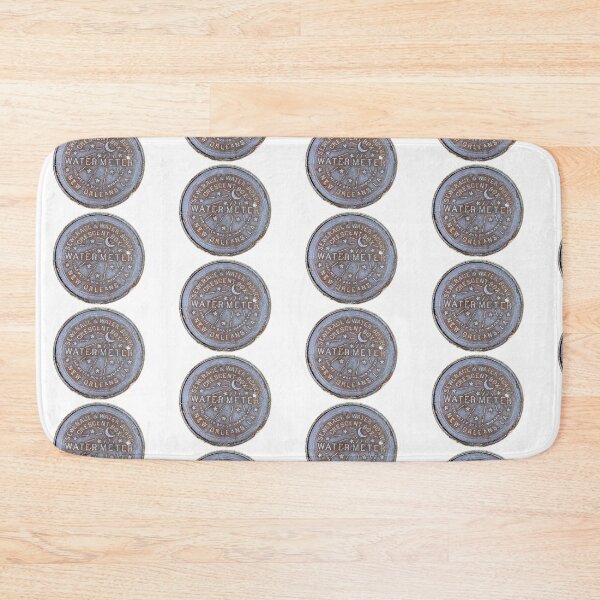 Item preview, New Orleans Water Meter Cover designed and sold by Spike The Punch Design Co..