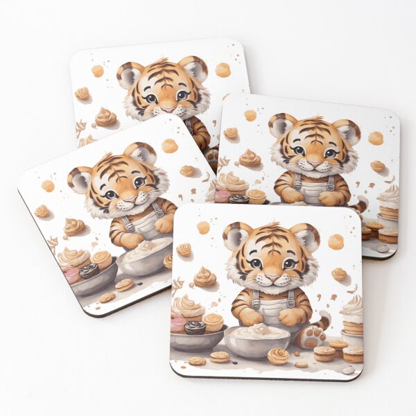 Item preview, Tiger Pastry Chef designed and sold by Pawsandco.