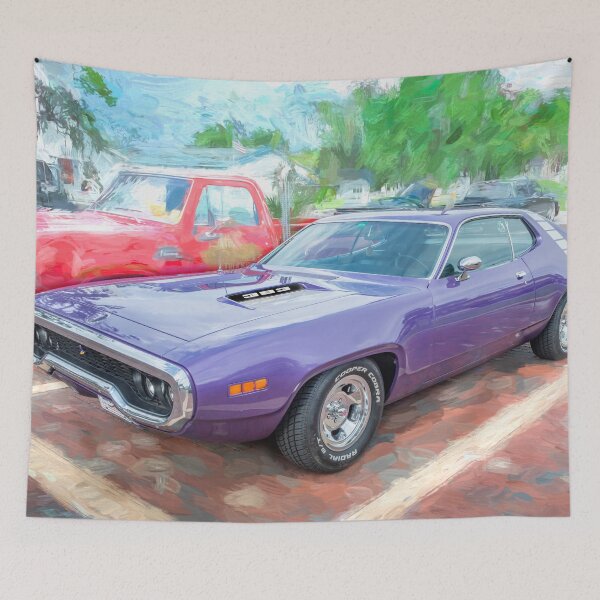 Item preview, 1971 Inviolet Purple Plymouth Roadrunner 383 X111 designed and sold by RichFrancoCars.