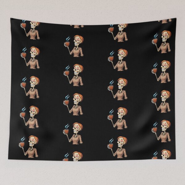 Item preview, Female Skeleton Coffee 08 designed and sold by gabrieltiveron.