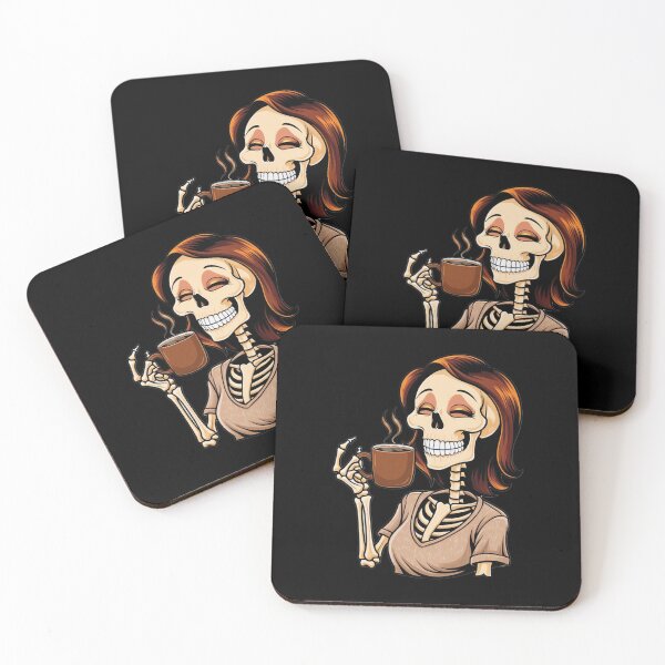 Item preview, Female Skeleton Coffee 09 designed and sold by gabrieltiveron.