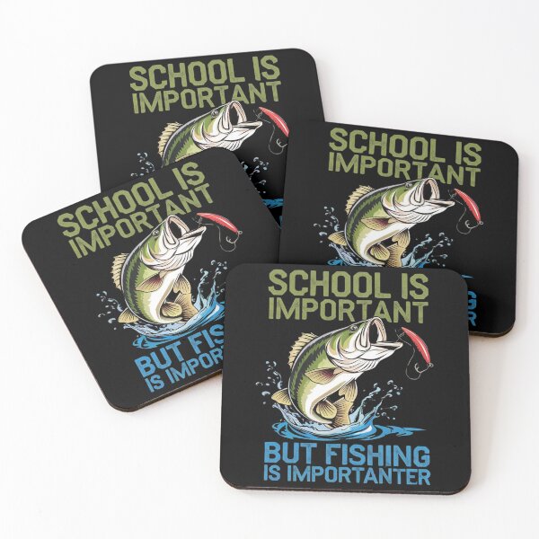 Item preview, School is Important But Fishing is Importanter, Fishing Life, designed and sold by BLZART.
