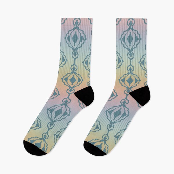 Item preview, Dacha Arabesque Pattern - Rainbow Sorbet + Peacock designed and sold by Irene Estelle.