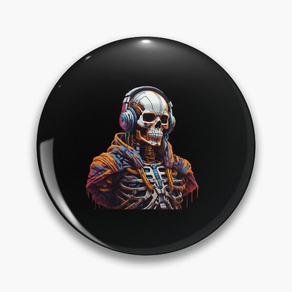 Item preview, Melting DJ Skeleton designed and sold by gabrieltiveron.