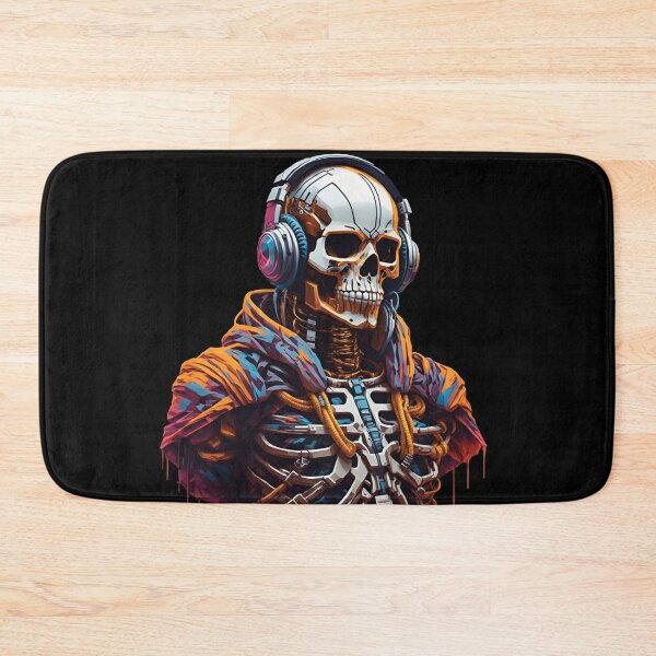 Item preview, Melting DJ Skeleton designed and sold by gabrieltiveron.