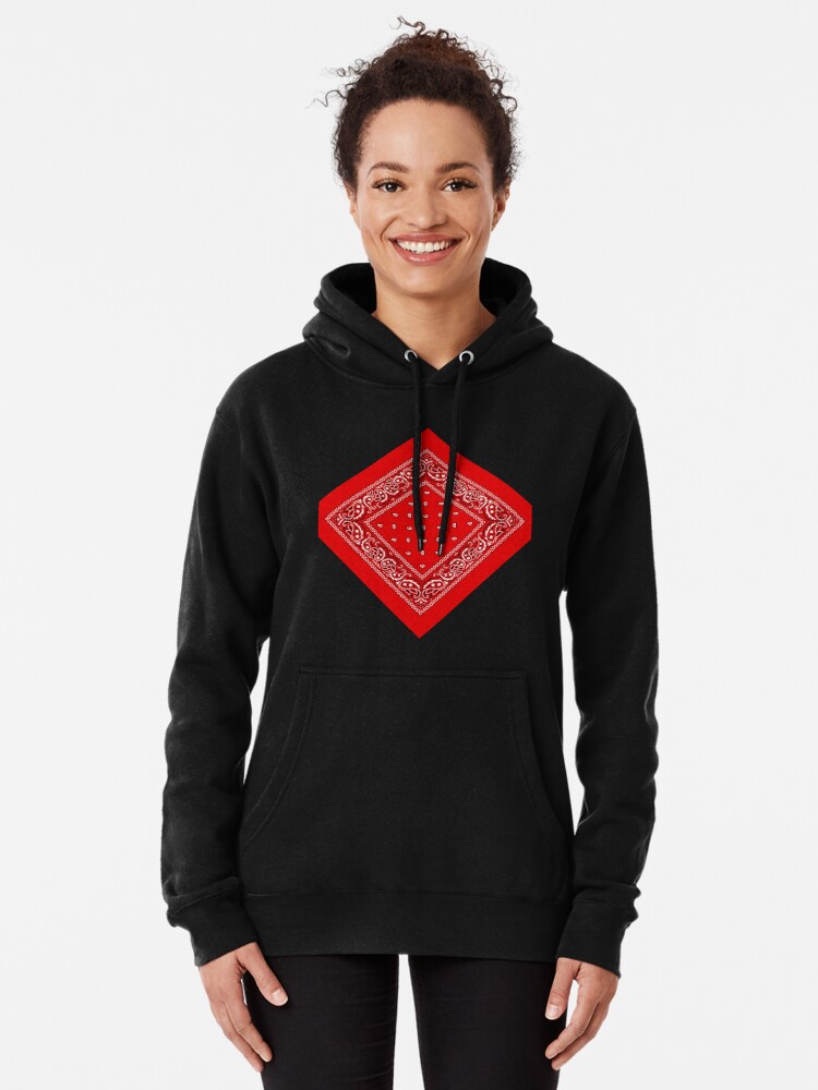 Red Bandana Pullover Hoodie for Sale by Harris Neill Redbubble