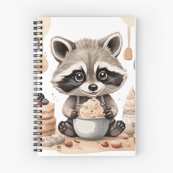 Item preview, Raccoon Pastry Chef designed and sold by Pawsandco.