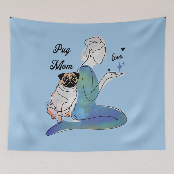 Item preview, Pug Mom  designed and sold by Pixel-Lair.