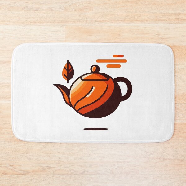 Item preview, Orange Teapot Tea Time designed and sold by karolinahinc.