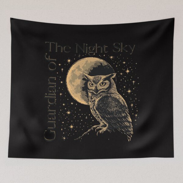 Item preview, Owl Dream Guardian of The Night Sky designed and sold by InfinVibeDesign.