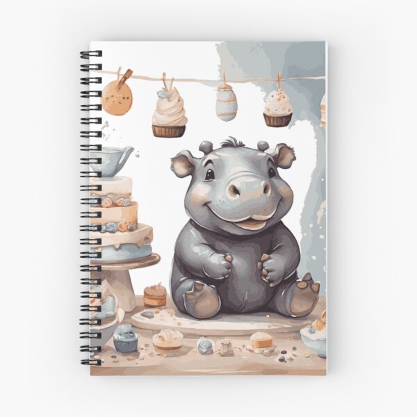 Item preview, Hippopotamus Pastry Chef designed and sold by Pawsandco.