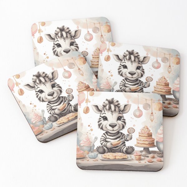 Item preview, Zebra Pastry Chef designed and sold by Pawsandco.