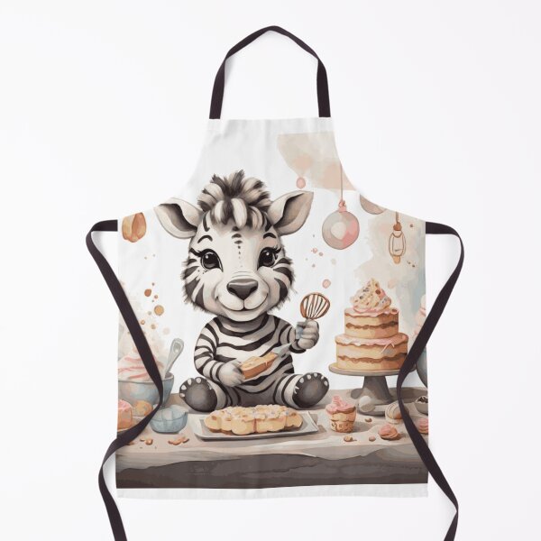 Item preview, Zebra Pastry Chef designed and sold by Pawsandco.