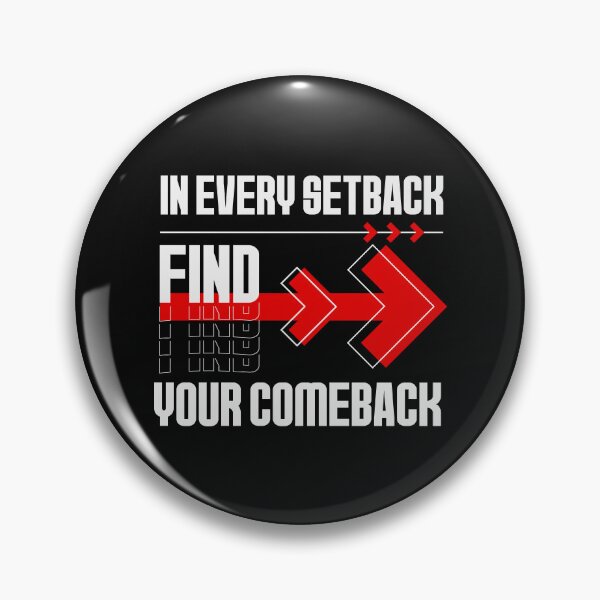 Item preview, In Every Setback Find Your Comeback Dark designed and sold by Jarriel.