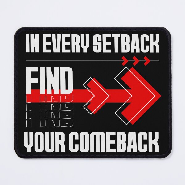 Item preview, In Every Setback Find Your Comeback Dark designed and sold by Jarriel.