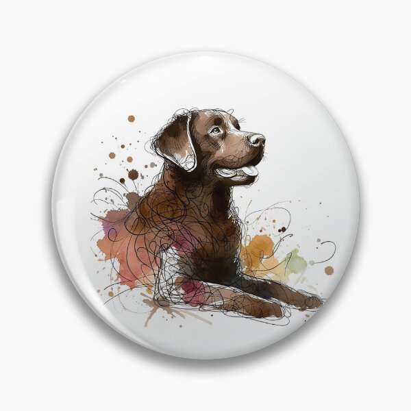 Item preview,  Chocolate Labrador designed and sold by Love-All-Kind.