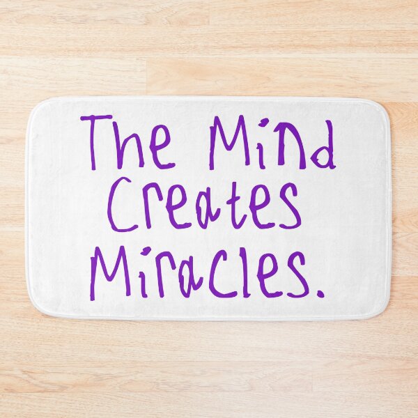 Item preview, The mind creates miracles designed and sold by kinpirks.
