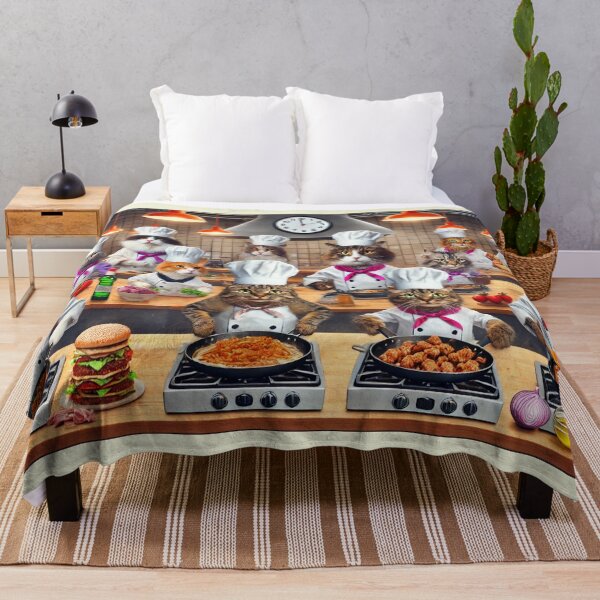 Item preview, The Cat Chef Brigade - Culinary Masters at Work designed and sold by WheelieGdArt.
