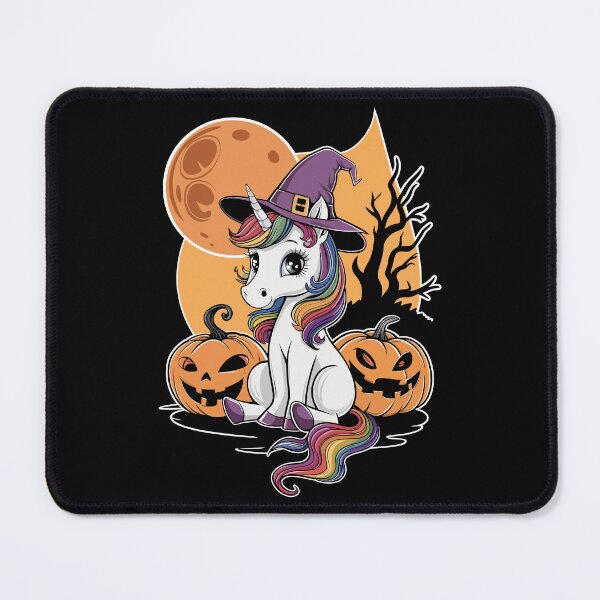 Item preview, Halloween Unicorn with Pumpkins designed and sold by Quirky Shirts.