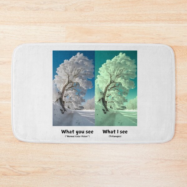 Item preview, Winter's Splendor: Tritanopia Awareness Snowy Landscape designed and sold by Expathers.