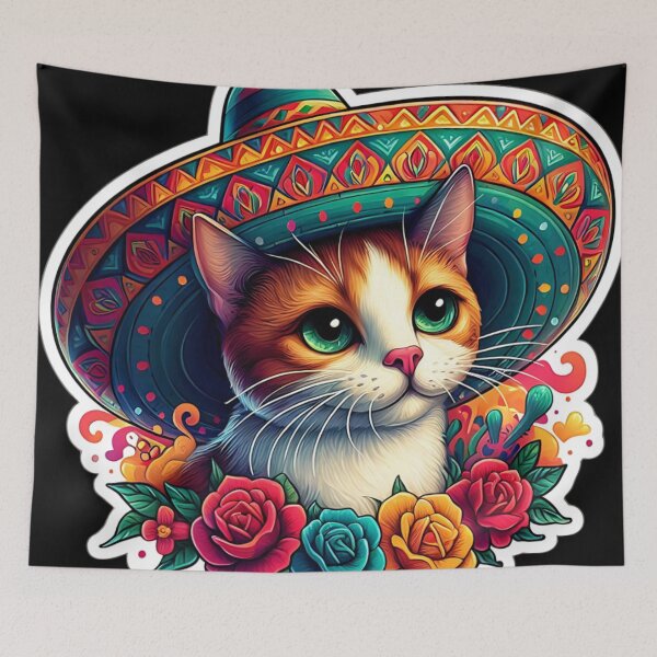 Item preview, Mexican cat designed and sold by Fabian-Artes.
