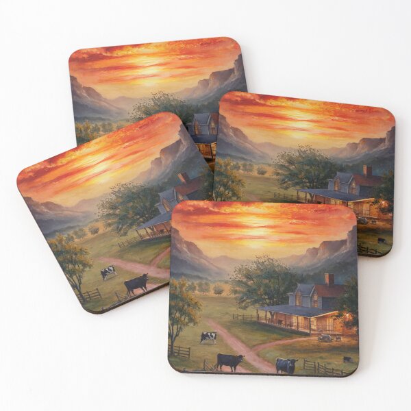 Item preview, Sunset At The Ranch designed and sold by Patricks-Art.