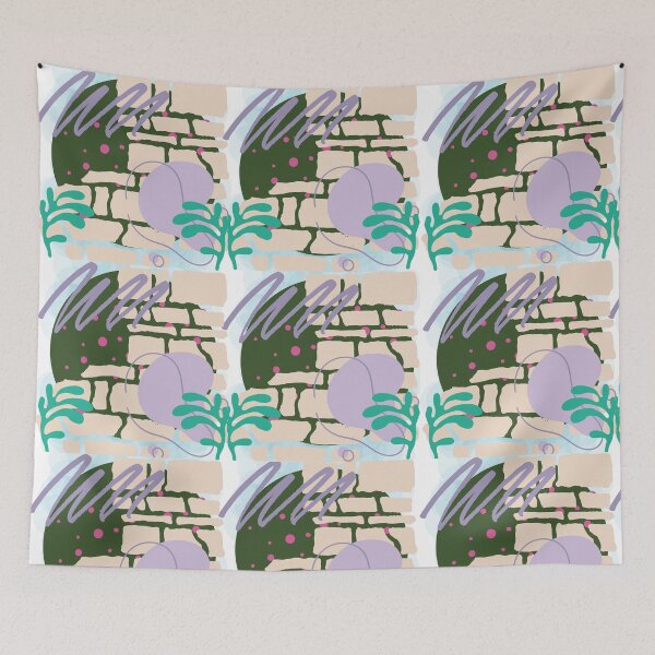 Item preview, Asymmetrical purple pattern designed and sold by CritterFish.