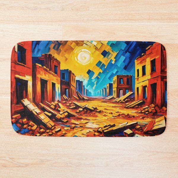 Item preview, sunset in an abandoned city 2 designed and sold by Gabi.Media.