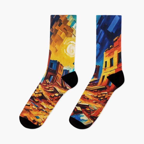Item preview, sunset in an abandoned city 2 designed and sold by Gabi.Media.