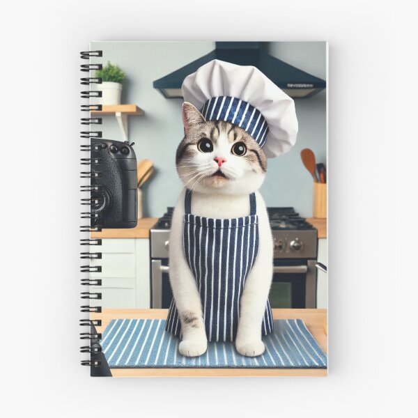 Item preview, Chef Mitzi - The Cat Culinary Vlogger designed and sold by WheelieGdArt.