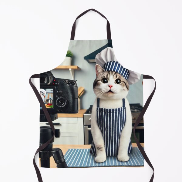 Item preview, Chef Mitzi - The Cat Culinary Vlogger designed and sold by WheelieGdArt.