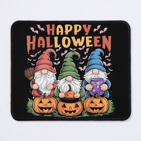 Item preview, Happy Halloween Gnomes with Pumpkins designed and sold by Quirky Shirts.