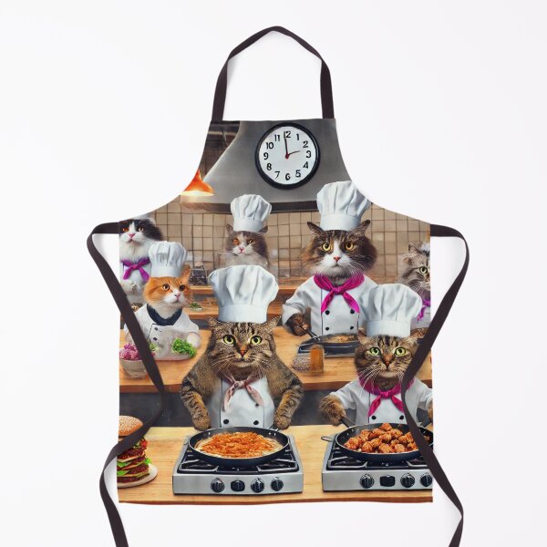 Item preview, The Cat Chef Brigade - Culinary Masters at Work designed and sold by WheelieGdArt.
